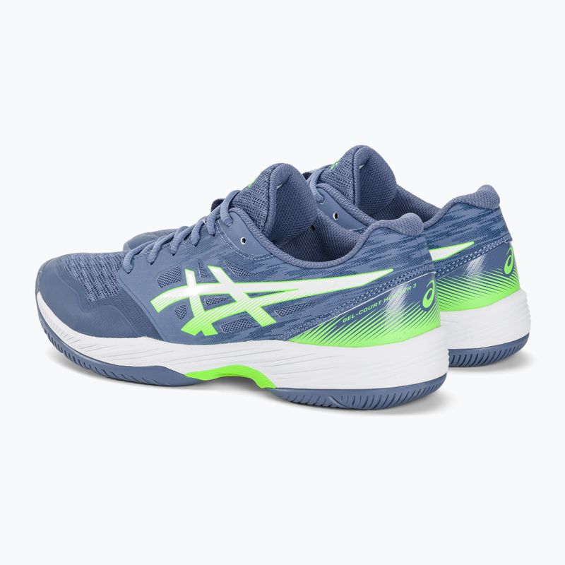 Кросівки для сквошу чоловічі ASICS Gel-Court Hunter 3 denim blue/lime burst 3