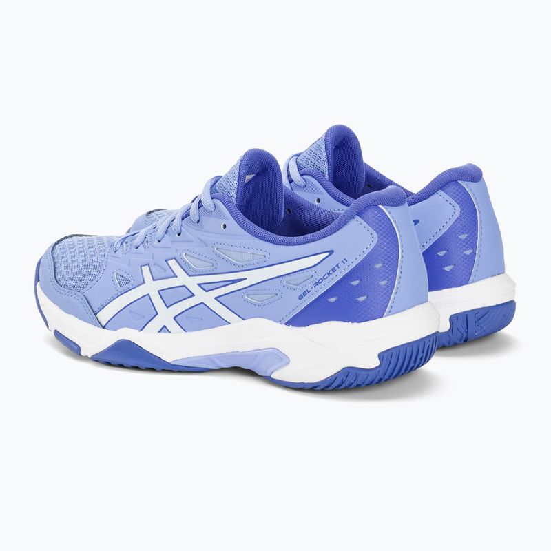 Кросівки для волейболу жіночі ASICS Gel-Rocket 11 light sapphire/white 3