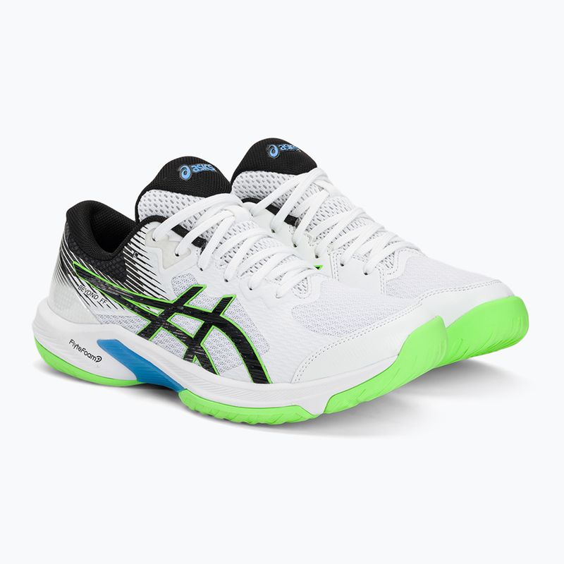 Кросівки для волейболу чоловічі ASICS Beyond F white/lime burst 4