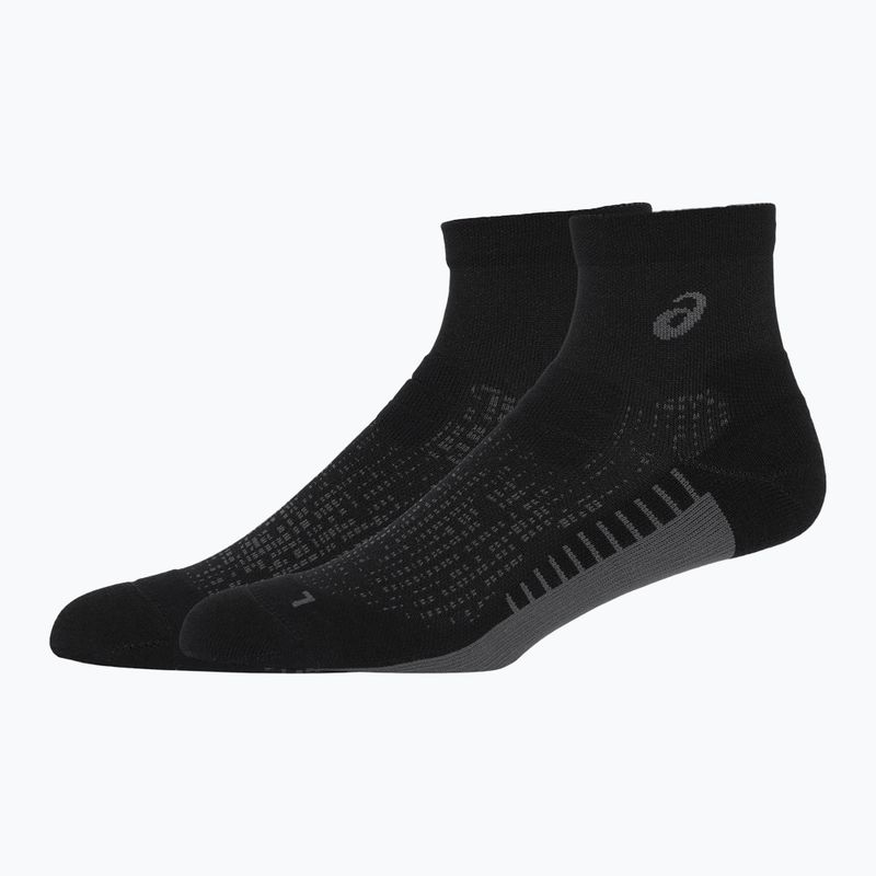 Шкарпетки для бігу ASICS Performance Running Socks Quarter performance чорні 2