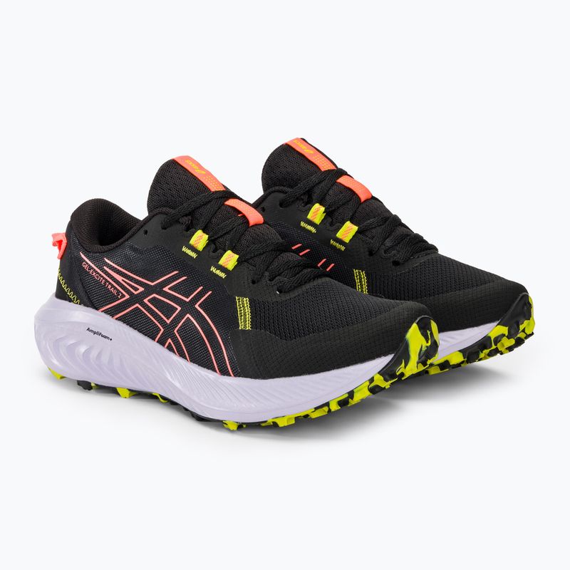 Кросівки для бігу жіночі ASICS Gel-Excite Trail 2 black/sun coral 5