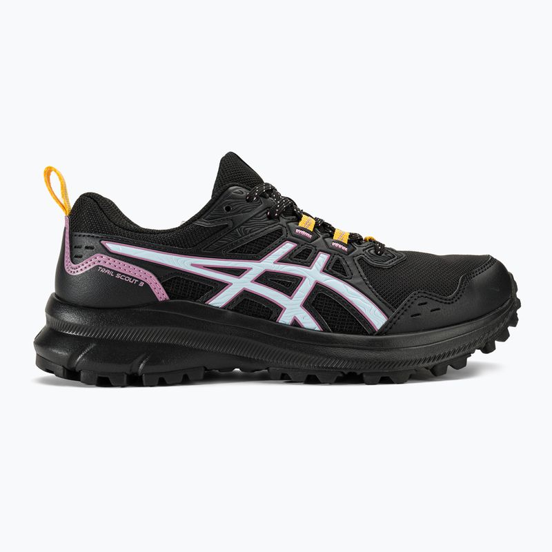 Кросівки для бігу жіночі ASICS Trail Scout 3 black/light blue 2