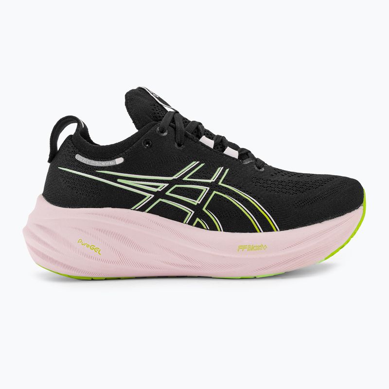 Жіночі кросівки ASICS Gel-Nimbus 26 чорний/неоновий лайм 3