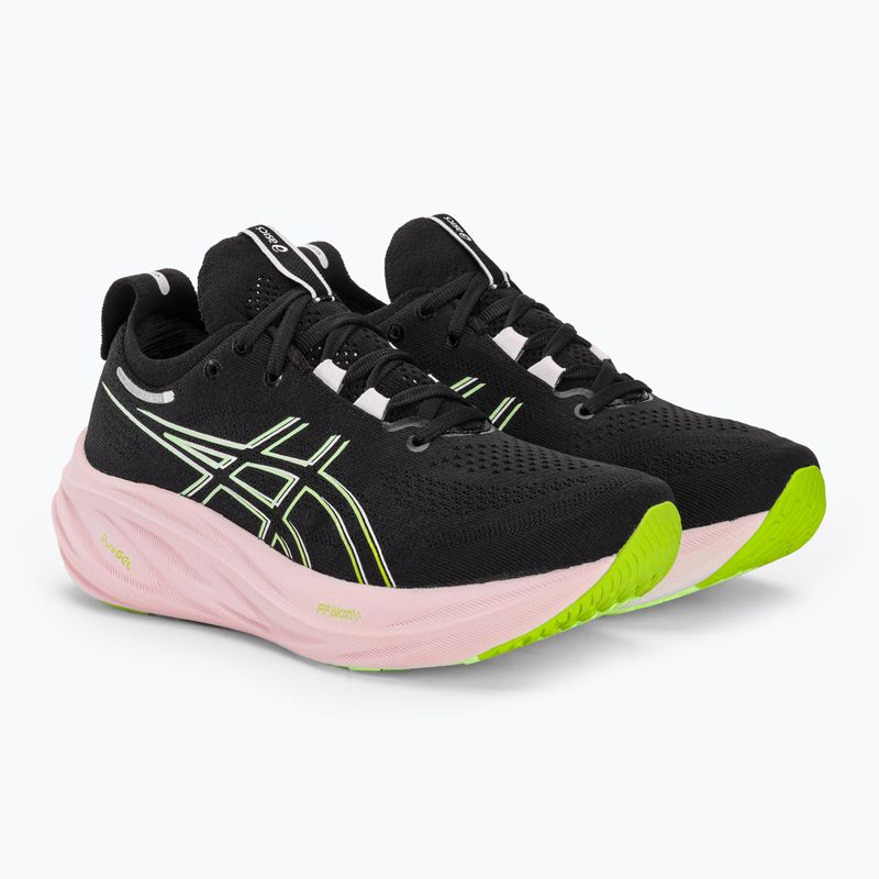 Жіночі кросівки ASICS Gel-Nimbus 26 чорний/неоновий лайм 5