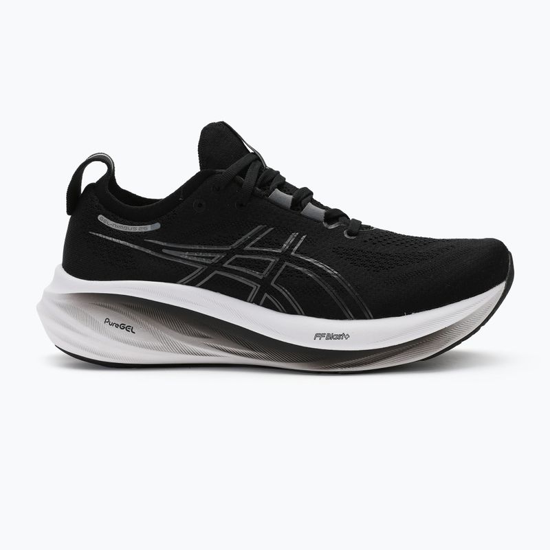 Кросівки для бігу чоловічі ASICS Gel-Nimbus 26 Wide black/graphite grey 2