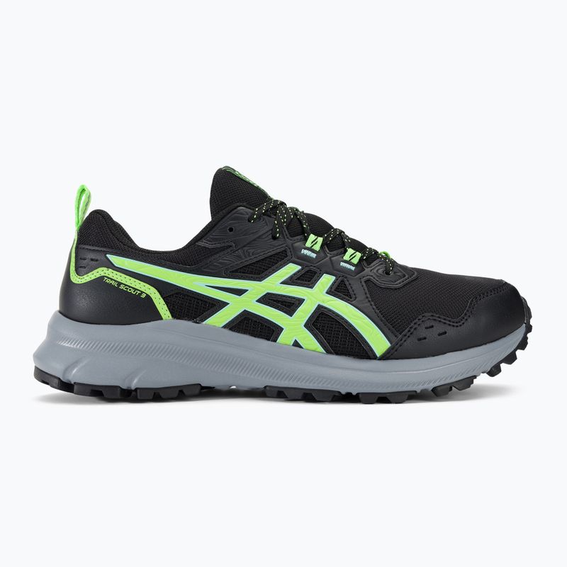 Кросівки для бігу чоловічі ASICS Trail Scout 3 black/illuminate green 3