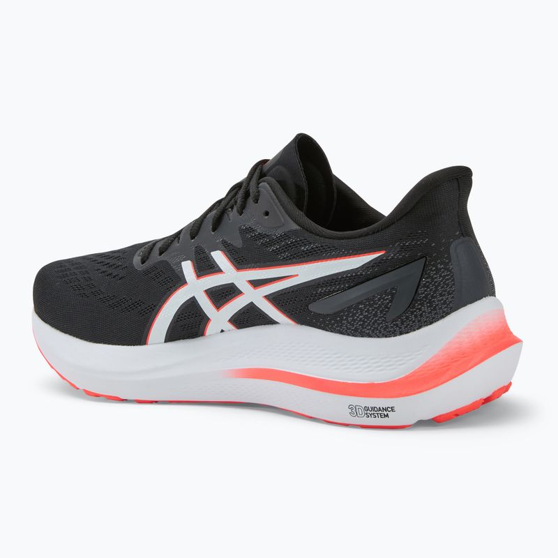 Кросівки для бігу чоловічі ASICS GT-2000 12 black/sunrise red 3