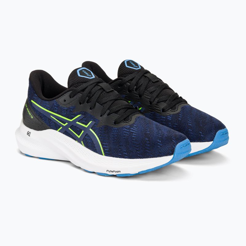 Дитячі бігові кросівки ASICS GT-2000 12 GS чорний/синій простір 5