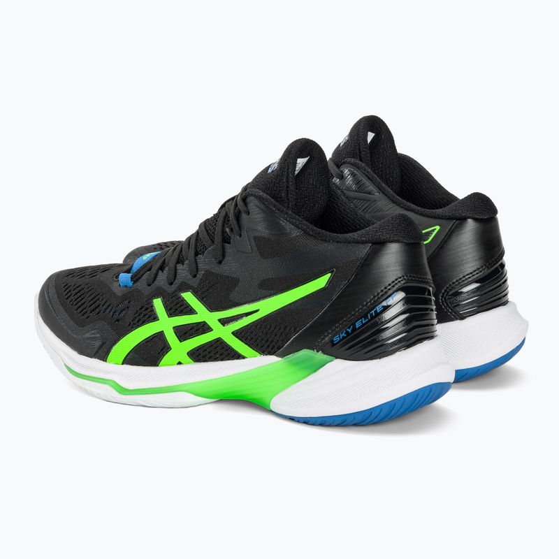 Кросівки для волейболу чоловічі ASICS Sky Elite FF MT 2 black/lime burst 3