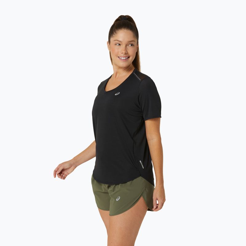 Футболка для бігу жіноча ASICS Road V-Neck performance black 4
