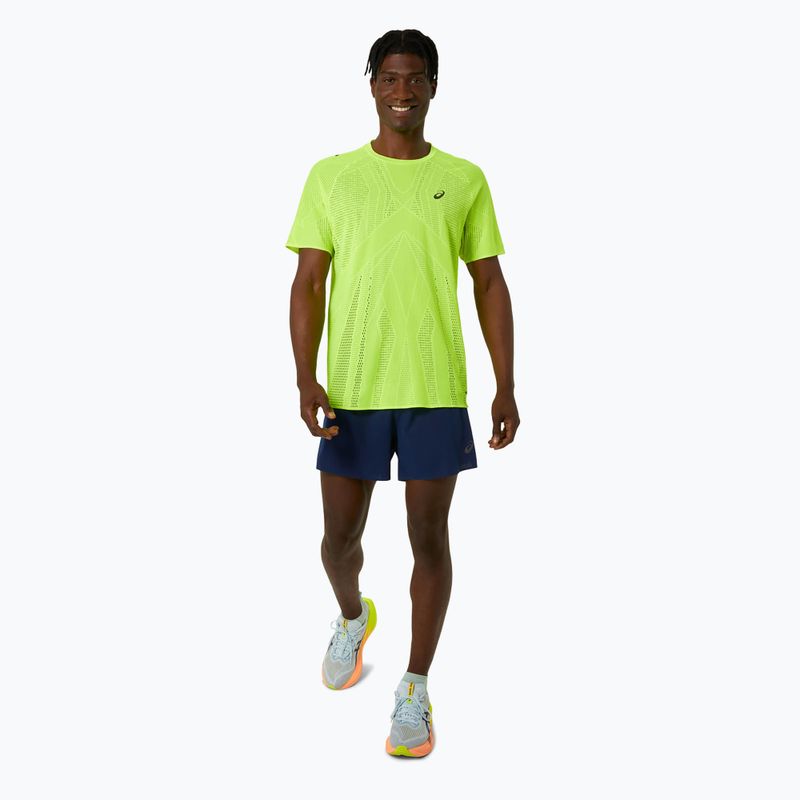 Футболка для бігу чоловіча ASICS Metarun Top safety yellow 2