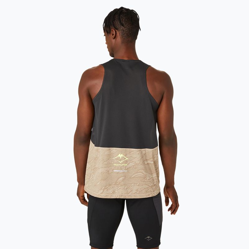 Топ для бігу чоловічий ASICS Fujitrail Singlet pepper 3