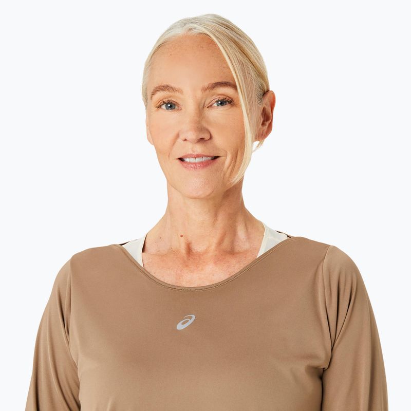 Кофта + топ для бігу жіночі ASICS Nagino Run pepper/oatmeal 4