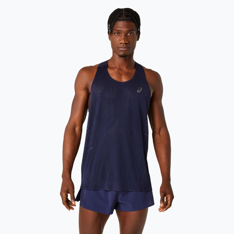 Топ для бігу чоловічий ASICS Metarun Singlet midnight