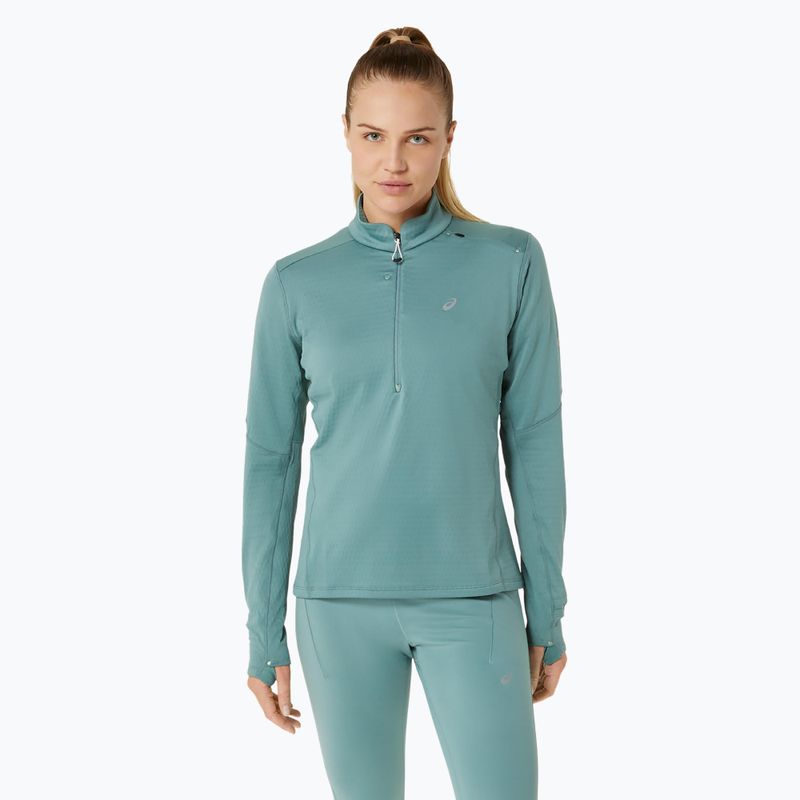 Кофта для бігу жіноча ASICS Road Winter 1/2 Zip Mid Layer celadon