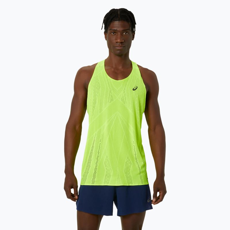 Топ для бігу чоловічий ASICS Metarun Singlet safety yellow