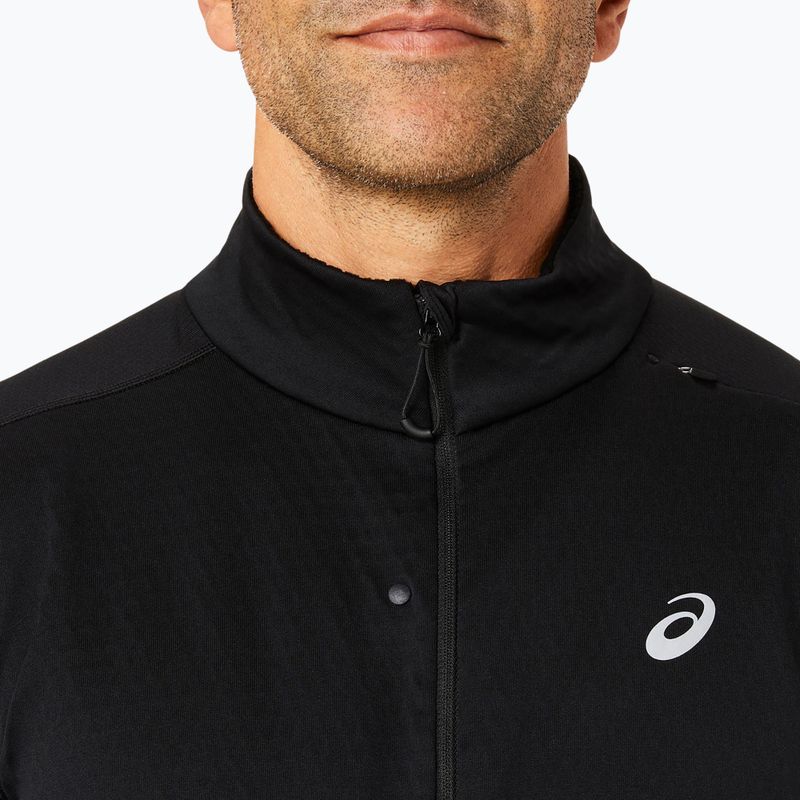 Кофта для бігу чоловіча ASICS Road Winter 1/2 Zip Mid Layer performance black 4