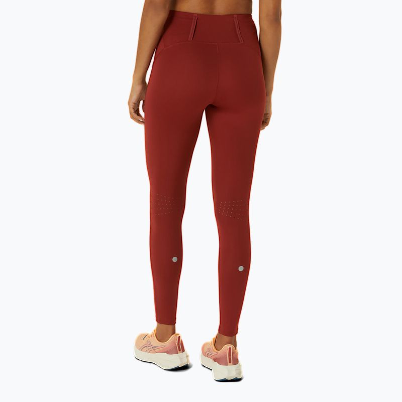 Легінси для бігу жіночі ASICS Road High Waist deep red 3