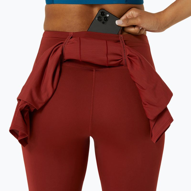 Легінси для бігу жіночі ASICS Road High Waist deep red 7