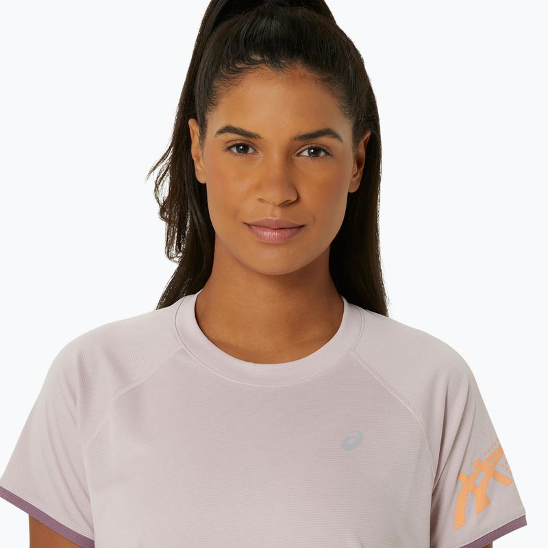 Футболка для бігу жіноча ASICS Icon Top watershed rose 4
