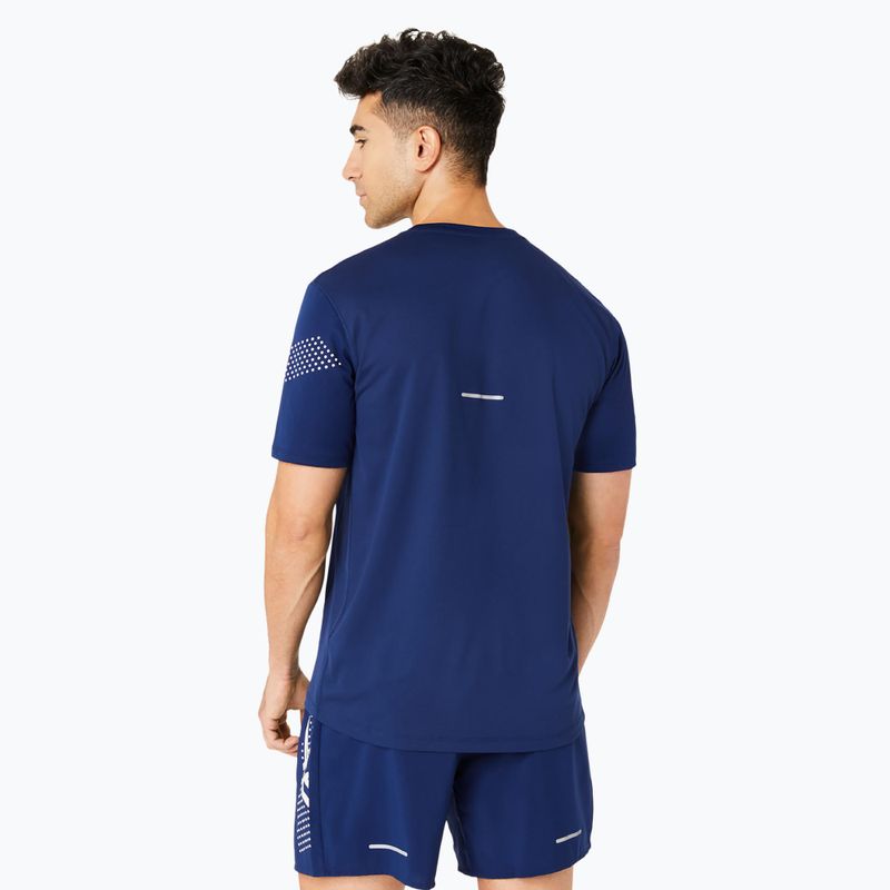 Футболка для бігу чоловіча ASICS Icon Top blue expanse/brich 3