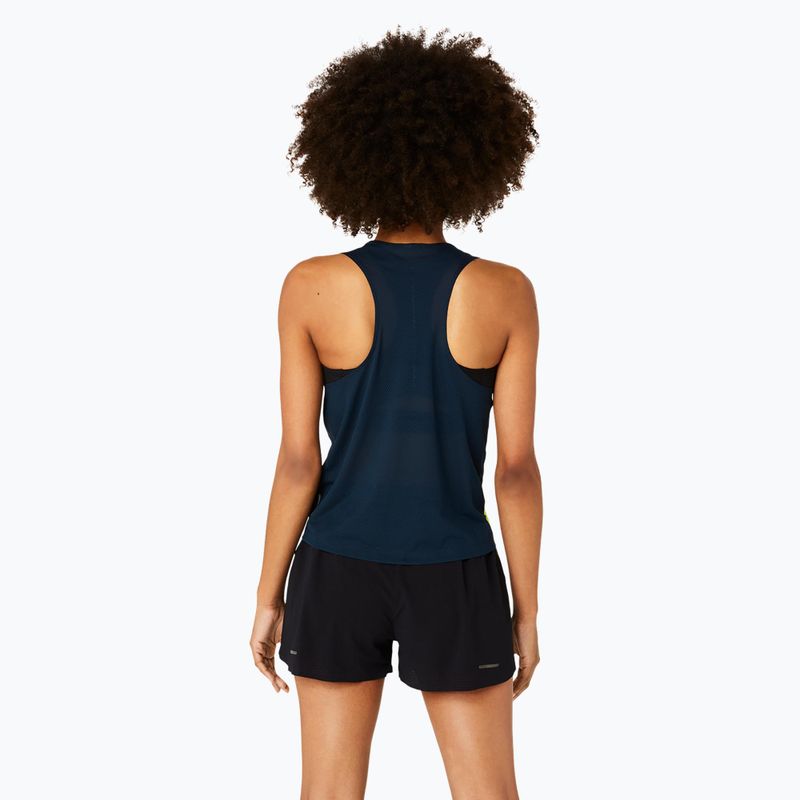 Топ для бігу жіночий ASICS Light Graphic Tank french blue/safety yellow 3