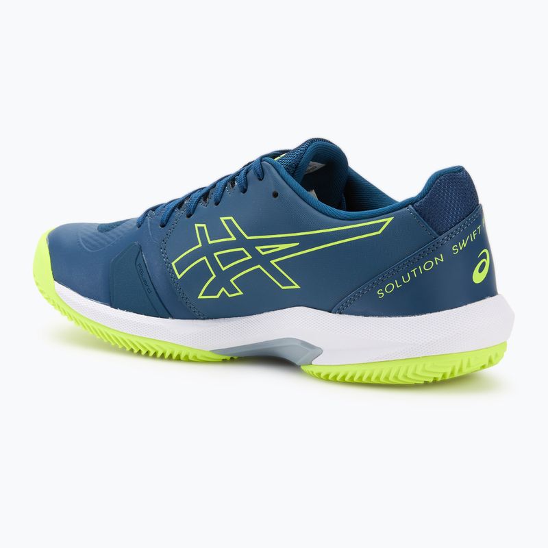 Кросівки для тенісу чоловічі ASICS Solution Swift FF 2 Clay mako blue/safety yellow 3