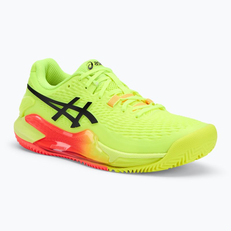 Кросівки для тенісу жіночі ASICS Gel-Resolution 9 Clay Paris safety yellow/black