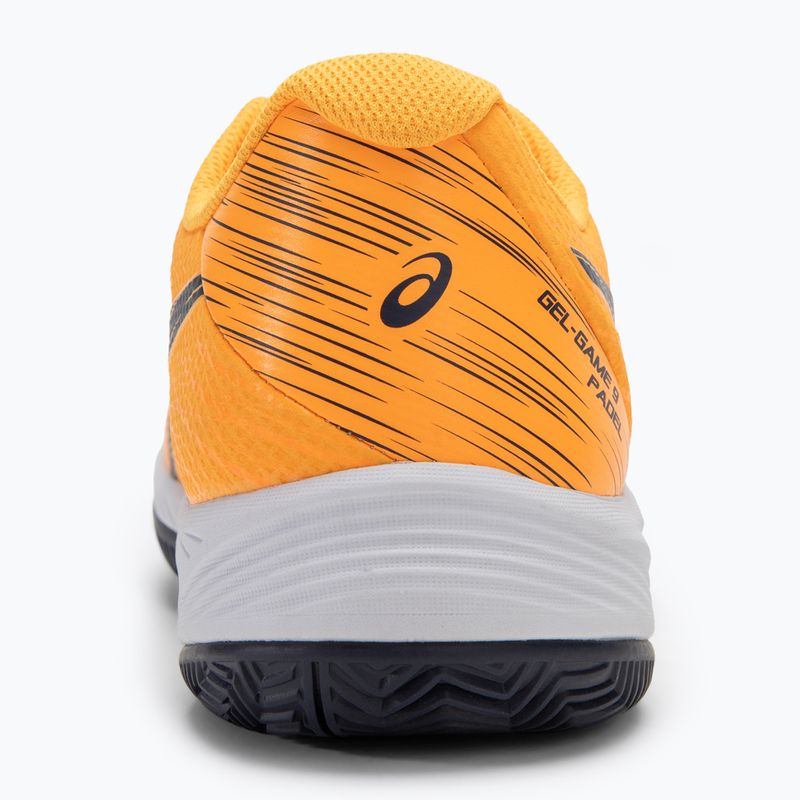 Кросівки для паделю чоловічі ASICS Gel-Game 9 stadium orange/midnight 6