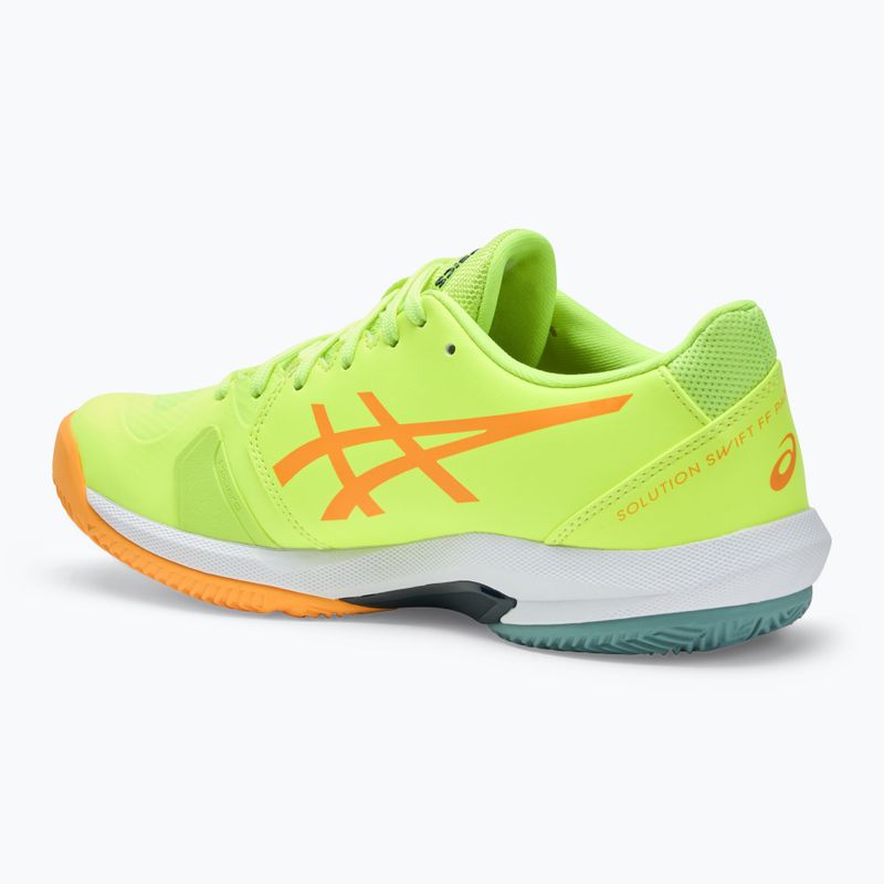 Кросівки для паделю чоловічі ASICS Solution Swift FF 2 safety yellow/stadium orange 3