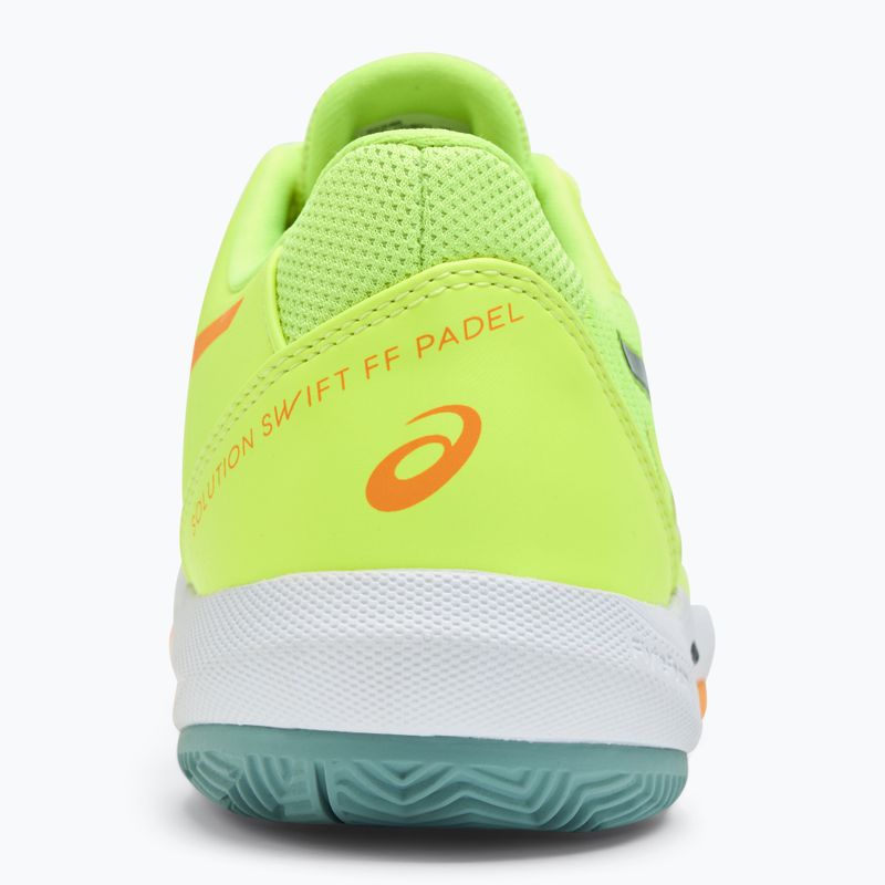 Кросівки для паделю чоловічі ASICS Solution Swift FF 2 safety yellow/stadium orange 6