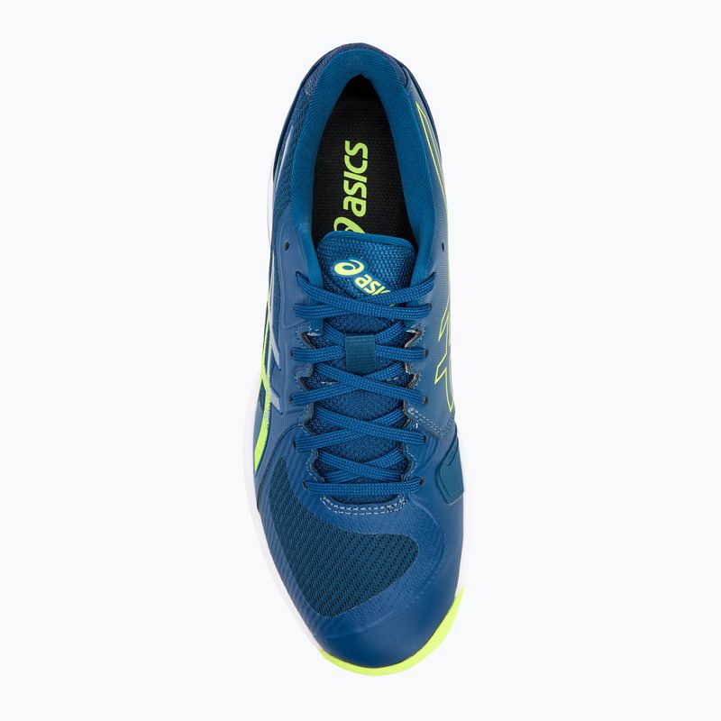 Кросівки для тенісу чоловічі ASICS Solution Swift FF 2 mako blue/safety yellow 5