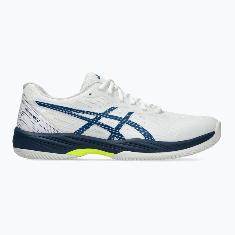 Кросівки для тенісу чоловічі ASICS Gel-Game 9 Clay/OC white/mako blue 8