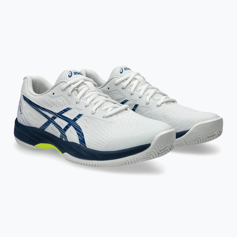 Кросівки для тенісу чоловічі ASICS Gel-Game 9 Clay/OC white/mako blue 10