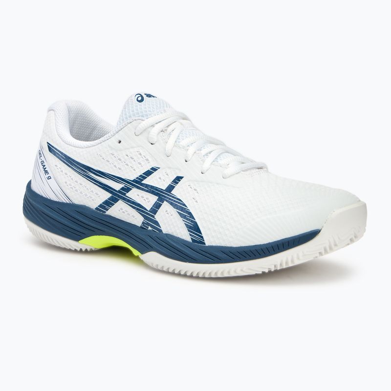 Кросівки для тенісу чоловічі ASICS Gel-Game 9 Clay/OC white/mako blue