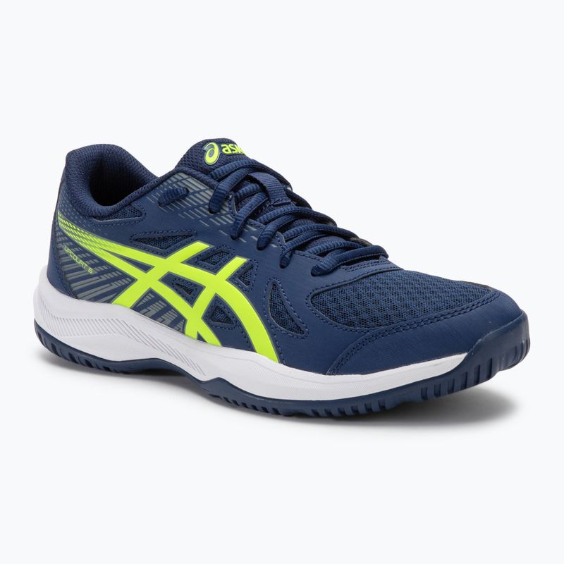 Кросівки чоловічі ASICS Upcourt 6 blue expanse/safety yellow