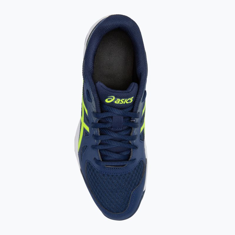 Кросівки чоловічі ASICS Upcourt 6 blue expanse/safety yellow 5