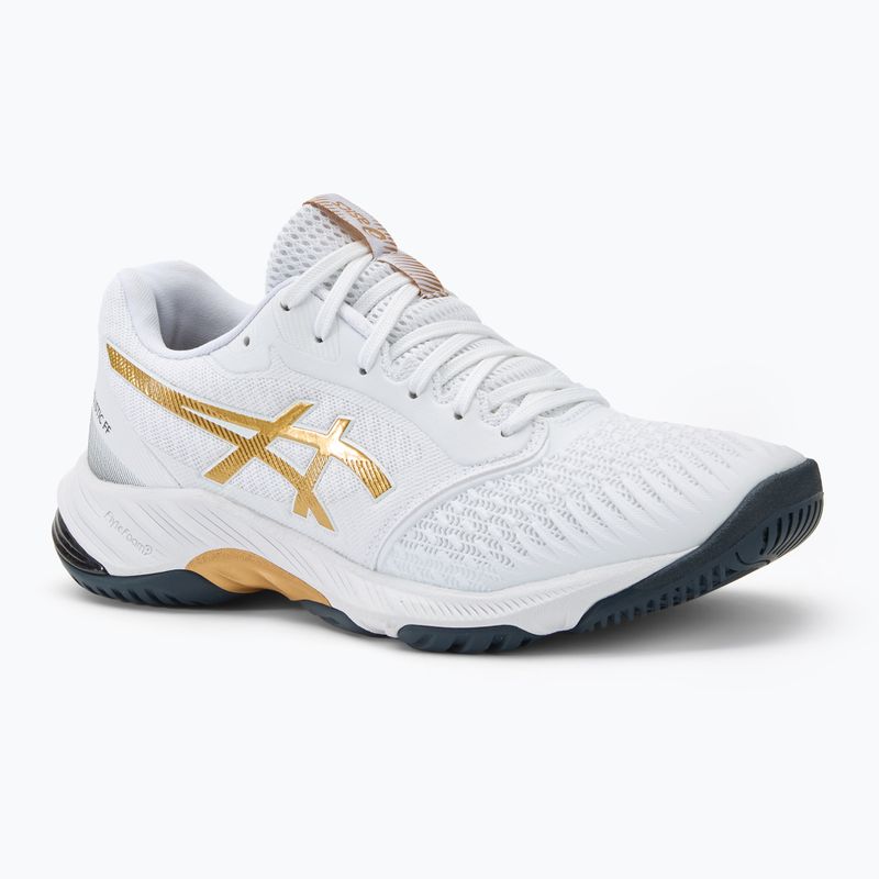 Кросівки чоловічі ASICS Netburner Ballistic FF 3 white/pure gold