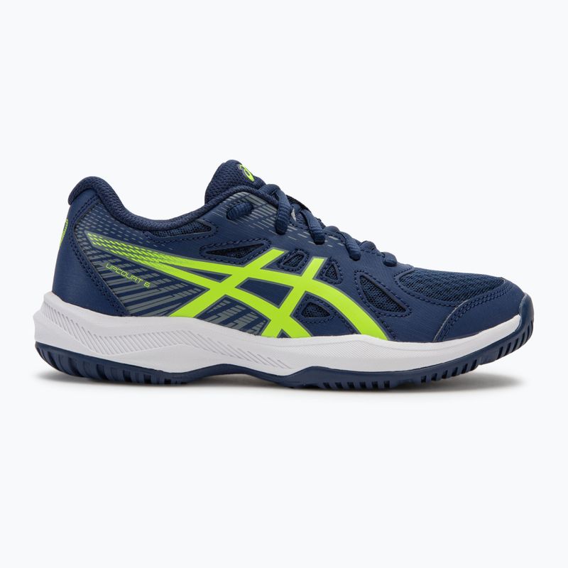 Кросівки дитячі ASICS Upcourt 6 GS blue expanse/safety yellow 2