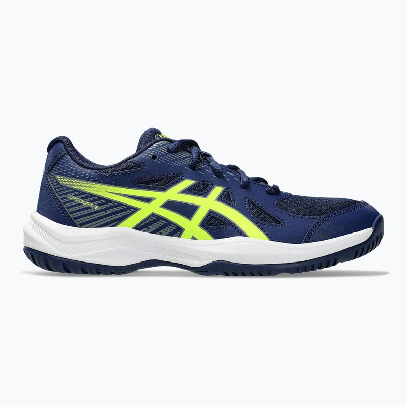 Кросівки дитячі ASICS Upcourt 6 GS blue expanse/safety yellow 8