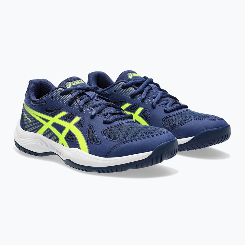 Кросівки дитячі ASICS Upcourt 6 GS blue expanse/safety yellow 10