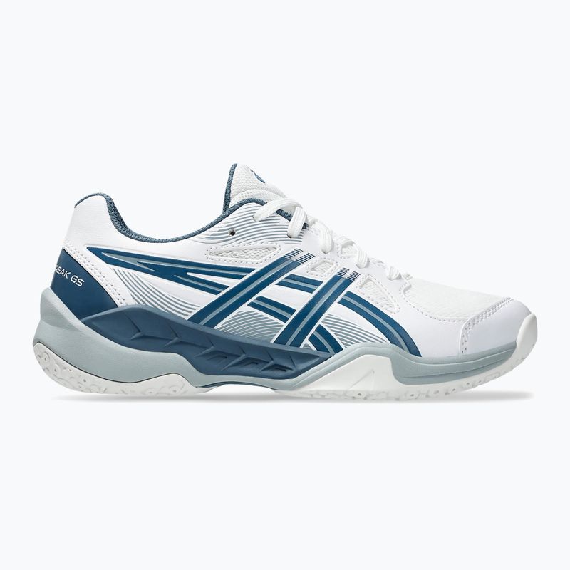 Кросівки для гандболу дитячі ASICS Gel-Powerbreak GS white/vintage indigo 8