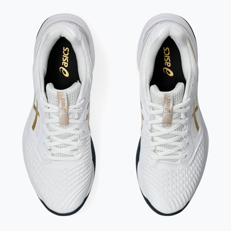 Кросівки жіночі ASICS Netburner Ballistic FF 3 white/pure gold 5