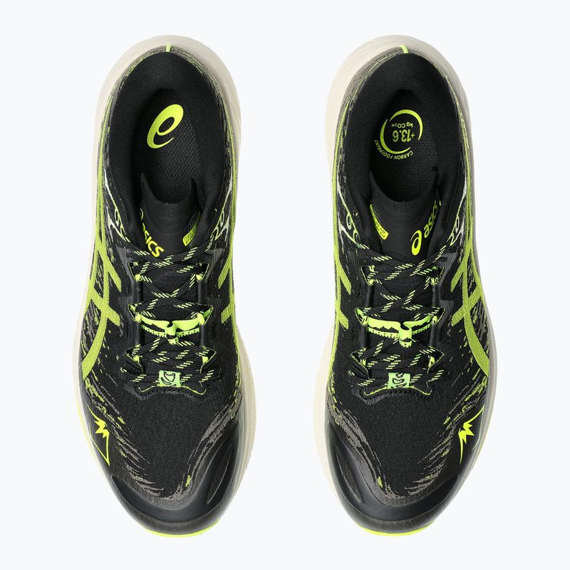 Кросівки для бігу чоловічі ASICS Fuji Lite 5 black/safety yellow 12