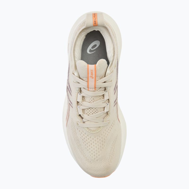 Кросівки для бігу жіночі ASICS Gel-Nimbus 26 oatmeal/faded orange 5