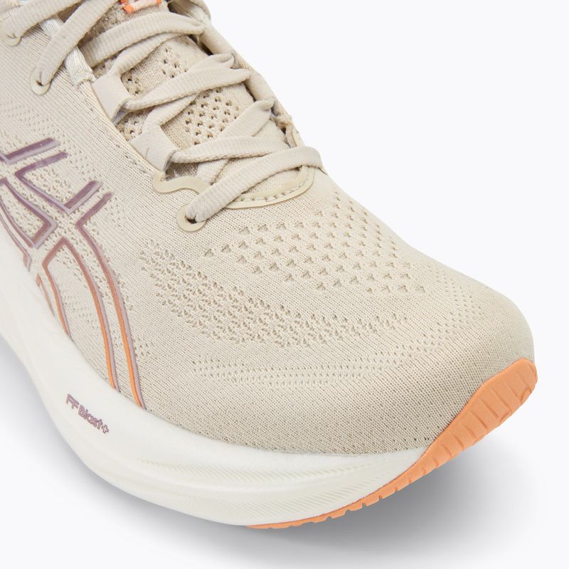 Кросівки для бігу жіночі ASICS Gel-Nimbus 26 oatmeal/faded orange 7