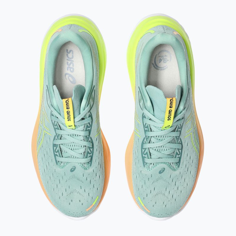 Кросівки для бігу жіночі ASICS Gel-Cumulus 26 Paris light celadon/safety yellow 8