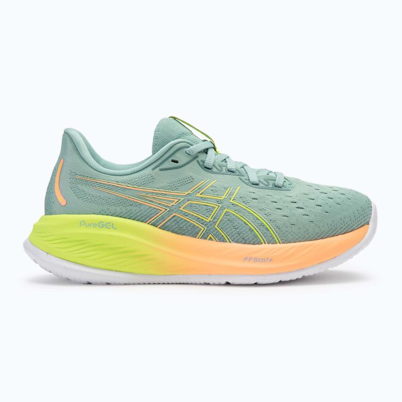 Кросівки для бігу жіночі ASICS Gel-Cumulus 26 Paris light celadon/safety yellow 2