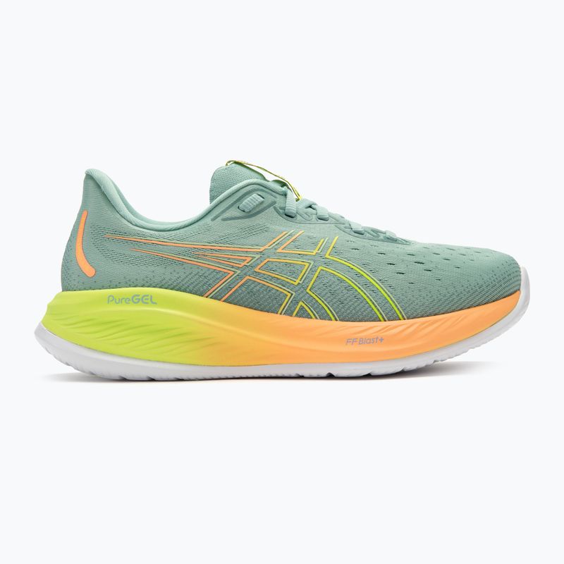 Кросівки для бігу чоловічі ASICS Gel-Cumulus 26 Paris light celadon/safety yellow 2