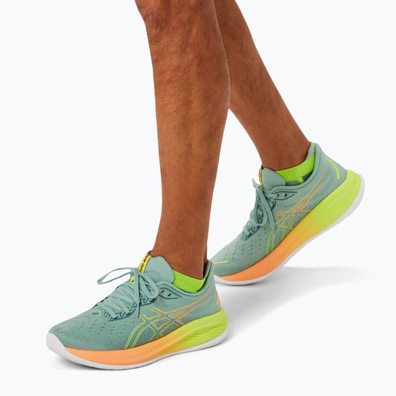 Кросівки для бігу чоловічі ASICS Gel-Cumulus 26 Paris light celadon/safety yellow 14